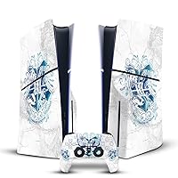 Head Case Designs Officially Licensed Harry Potter Hogwarts Aguamenti Graphics Vinyl Sticker Gaming Skin Decal Compatible with Sony Playstation 5 PS5 Slim Disc Edition Console & DualSense Controller
