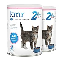 Pet-Ag KMR 2nd Step Kitten Weaning Food - 14 oz, Pack of 2 - Powdered Kitten Weaning Formula with DHA, Natural Milk Protein, Vitamins & Minerals for Kittens 4-8 Weeks Old - Easy to Digest