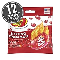 Jelly Belly Sizzling Cinnamon Jelly Beans, 3.5 Ounce (Pack of 12)