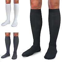 Medical Compression Socks for Women and Men 3 Pairs 20-30 mmHg Knee High Compression Stockings Circulation Best for Running Athletic Nurses