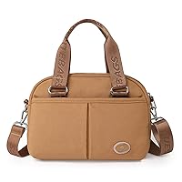 Oichy Nylon Crossbody Bags for Women Waterproof Shoulder Bags Casual Top Handle Handbag Travel Purse
