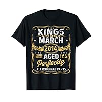 Kings Are Born In March 2014 Limited Edition Vintage Bday T-Shirt