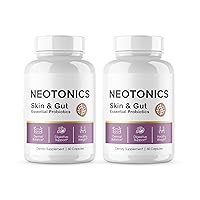 2 Pack Neotonics Skin and Gut Essential, Neotonics Skin & Gut, Neotonics Advanced Formula Skin Gut, Neotonics Review Neo Tonics Skin and Gut Health Supplement Pills, Neotronics (120 Caps)