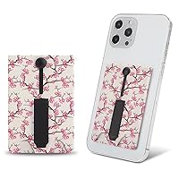 Blooming Cherry Blossom Custom Card Holder for Back of Phone Adhesive Sticker ID Credit Card Wallet Pocket