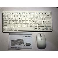 Wireless MINI Dirt/Dust/Spill Proof Keyboard and Mouse Set for ANY PC/Laptop/Mac