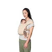 Ergobaby Embrace Cozy Newborn Essentials Baby Carrier Wrap (7-25 Pounds), Soft Air Mesh, Cream