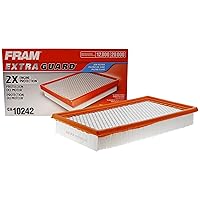 FRAM Extra Guard CA10242 Replacement Engine Air Filter for Select Ford, Lincoln, Mazda, and Mercury Models, Provides Up to 12 Months or 12,000 Miles Filter Protection