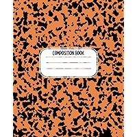 Orange Composition book