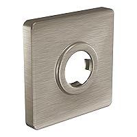 Moen 147572BN Acc-Core Modern Square Shower Arm Flange, 1 Count (Pack of 1), Brushed Nickel