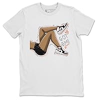 Got Em Legs 1 Electro Orange Design Sneaker Matching T-Shirt