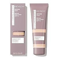 Revlon Illuminance Tinted Serum, Triple Hyaluronic Acid, Evens Out Skin Tone Over Time and Hydrates All Day, SPF 15, 117 Light Beige, 0.94 fl oz.