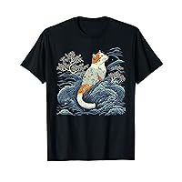Surrealism Japanese Painting Turkish Van cat T-Shirt