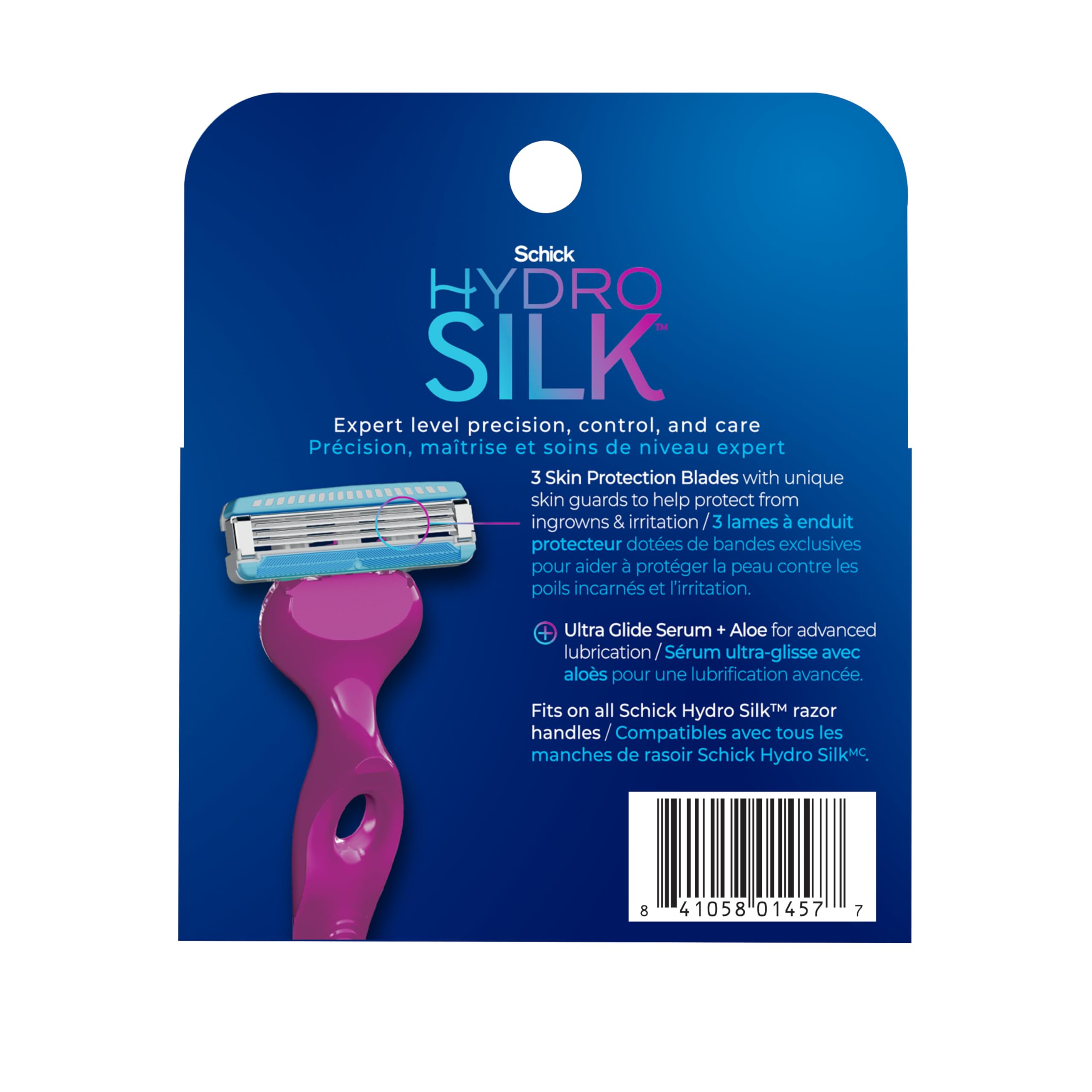 Schick Hydro Silk Pubic Razor for Women - 4 Count Refills