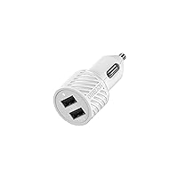 OtterBox USB-A Dual Port Car Charger, 24W Combined - CLOUD DREAM