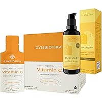 CYMBIOTIKA Liposomal Vitamin C & Vitamin D3 Bundle for Adults, Supplement for Immune Support, Collagen Boost, Heart Health & Bone Health, Energy Booster