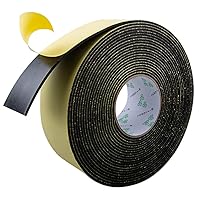 High Density Foam Insulation Tape Adhesive Rubber Strip, Seal, Door  Insulation Foam Tape Weatherstrip, Waterproof, HVAC, Pipes, Foam Strips Air