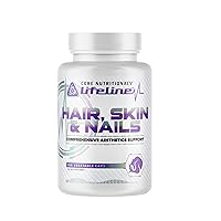 Lifeline Hair, Skin, and Nails, Comprehensive Aesthetics Support, 150 Capsules