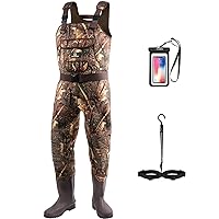DRYCODE Waders for Men with Boots, Waterproof Neoprene Chest Waders for Women, Duck Hunting & Fishing Insulated Waders