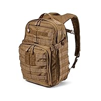 5.11 Tactical Backpack – Rush 12 2.0 – Military Molle Pack, CCW and Laptop Compartment, 24 Liter, Small, Style 56561, Kangaroo