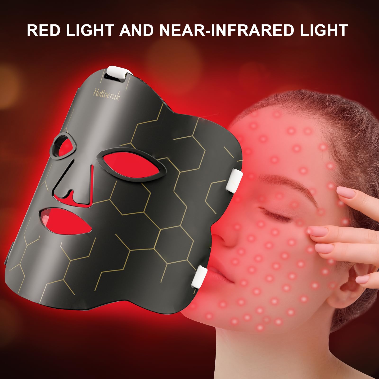Red Light Therapy for Face, LED Red Light Therapy 660nm & 850nm Wavelength for Home Use …