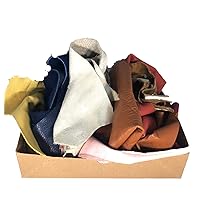 Full Grain Leather Scraps and Remnants: Sold by The Pound (Variety, 3 LB)