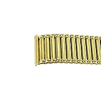 18mm Hirsch Speidel Gold Tone Stainless Steel Mens Expansion Watch Band 663-1560