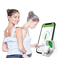Upright GO 2 Lighter, Smaller Posture Corrector | Strapless, Discrete, Easy to Use Trainer with 30 Hours Battery Life | 1-Touch Sync App and Training Plan | Build Confidence