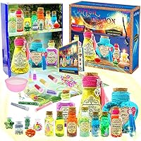Magic Fairy Potion Kits for Kids - DIY 15 Larger Bottles Witches' Magical Color Changing Potions Art Craft Kit, Christmas Decorations Creative Magic Kit Toys Gift for Girls