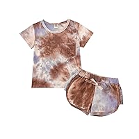 Kids Sweat Outfits Girls Infant Clothes SetRound Neck TopsClothes Set