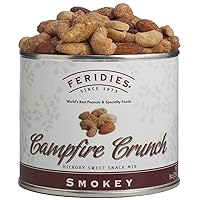 FERIDIES Smokey Campfire Crunch Snack Mix - 9oz Vacuum Sealed tin