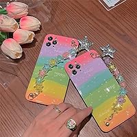 Stars Pendant Wrist Chain case for iPhone 11 ProMax 7 8Plus XR XS Candy Color Bracelet Cases for iPhone 12Pro 12 Pro MAX,1,for iPhone Xs
