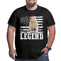 Man's Plus Size T Shirt Loose Crew Neck Cotton Short Sleeve T-Shirts