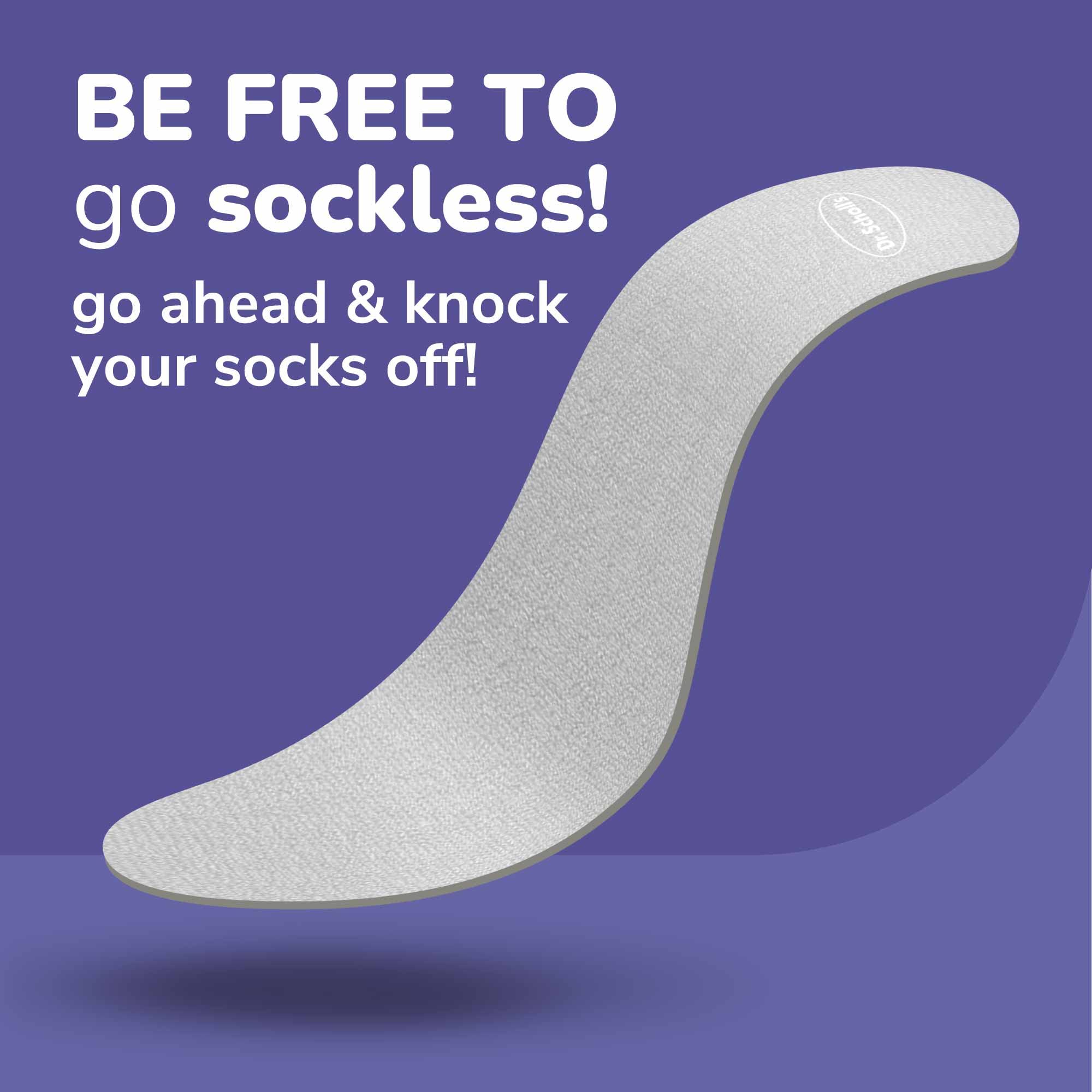 Dr. Scholl's Go Sockless Cushioning Insoles, 3 Pairs, Trim to Fit