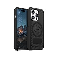 Rokform - iPhone 15 Pro Case, Rugged Series, Magnetic, iPhone 15 Pro Cover with RokLock Twist Lock, Drop Tested Armor (Black)