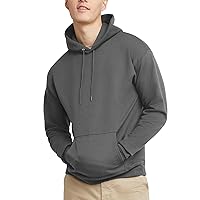 mens Ecosmart Hoodie, Midweight Fleece Sweatshirt, Pullover Hooded Sweatshirt for Men