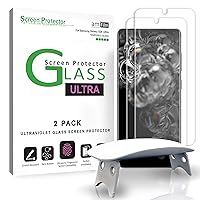 amFilm Ultra Glass Screen Protector for Galaxy S20 Ultra, 2 Pack, Tempered Glass, Fully Compatible with Ultrasonic Fingerprint Scanner