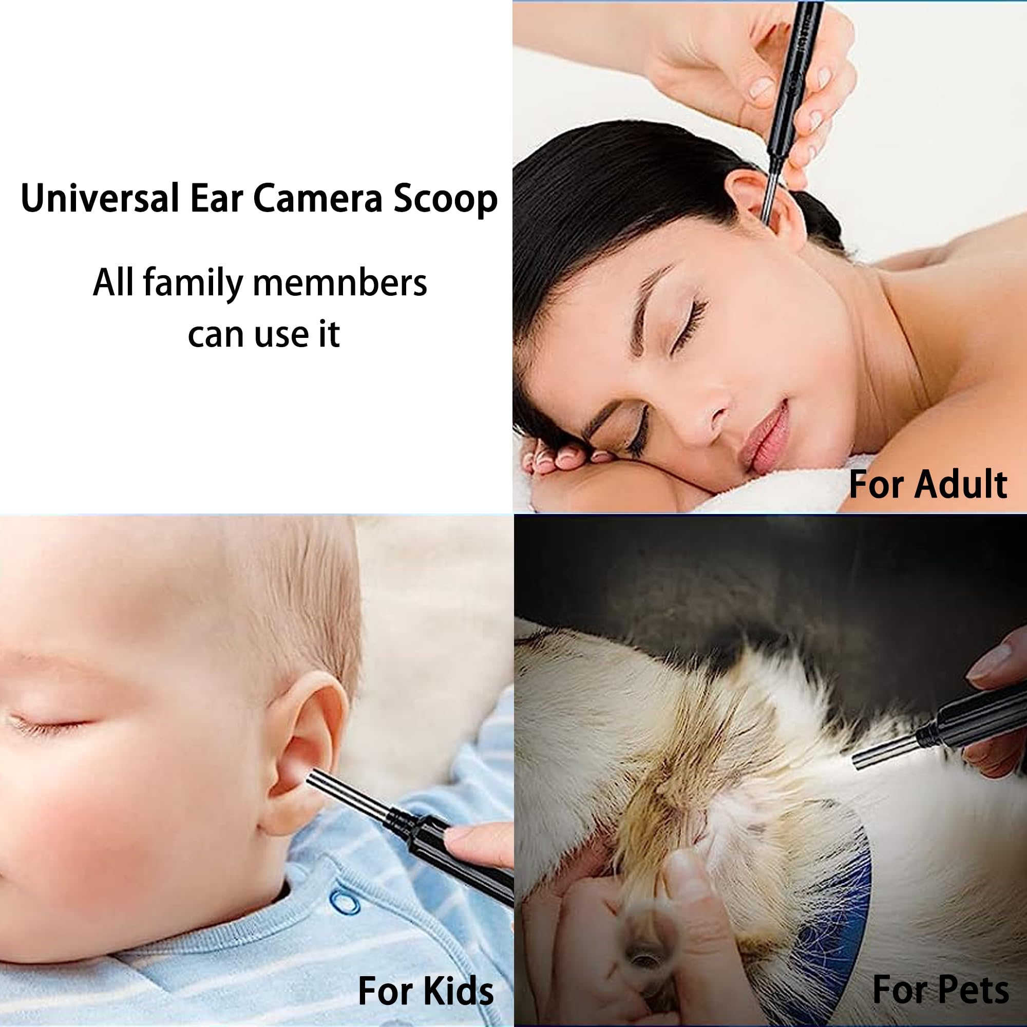 Ear Wax Removal with Camera - Smart Ear Canal Explorer, HD Imaging for Effective Cleaning