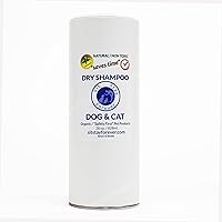 Dry Powder Shampoo for Dogs and Cats, Cleaning and Deodorizing, Healing and Soothing, Shaker Bottle, No Water, Talc Free, Odor Eliminator, 28 oz. Made in Maine.