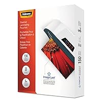 Fellowes 5204007 ImageLast Laminating Pouches with UV Protection, 5mil, 11 1/2 x 9, 150/Pack