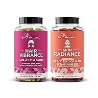 Vibrance Bundle with Radiance - Beauty Bundle for Healthier Hair Growth, Stronger Nails, Glowing Skin