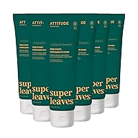 ATTITUDE Body Cream, EWG Verified, Dermatologically Tested, Plant- and Mineral-Based, Vegan Beauty Products, Energizing, Orange Leaves, 8 Fl Oz (Pack of 6)
