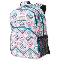 KAVU Packwood Backpack with Padded Laptop and Tablet Sleeve - Island Ikat