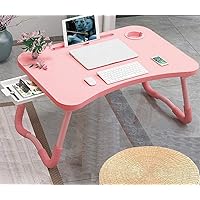 Foldable Bed Table for Laptop, Laptop Desk Table Stand, Laptop Bed Tray Table with Storage Drawer, Notebook Stand Lap Desk for Writing Reading Eating, Portable Laptop Table for Bed Sofa Floor6