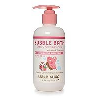 Little Twig Bubble Bath, Baby Bath Essential with Natural Plant Derived Formula, Vegan, Gluten-Free, Paraben-Free, Berry Pomegranate Scent, 8.5 fl. oz.