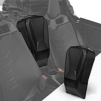 Maverick X3 Center Storage Bag with EVA Shell Compatible with Can Am X3 2017 2018 2019 2020 2021 2022 2023, 1680D Waterproof Storage Bag Between Seat
