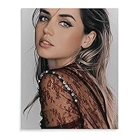Ana De Armas Sexy Beauty Poster Hot Sexy Actress Poster (1) Wall Art Hanging Printing Art Poster Suitable for Study Bedroom Living Room Decorative Art Canvas Poster Bedroom Decor Office Room Decor Gi