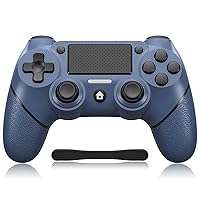 P-4 Controller Wireless Compatible for P-4/P-3/Pro/Slim/Wireless P-4 Controller with Paddles P-4 Remote Control for PC 6-Axis Motion Sensor Turbo, 1000mAh