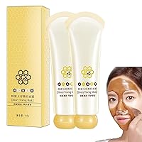 Honey Tearing Mask, Honey Extract Cleanser, Off Dead Skin, Pore Clearing, Blackhead Remover, Oil Control, 2PCS