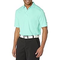 Callaway Men's Micro Hex Golf Performance Polo Shirt with Sun Protection, Solid Stretch Fabric