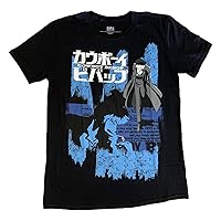 Cowboy Bebop Spike Anime Opening Credits Officially Licensed Adult T-Shirt